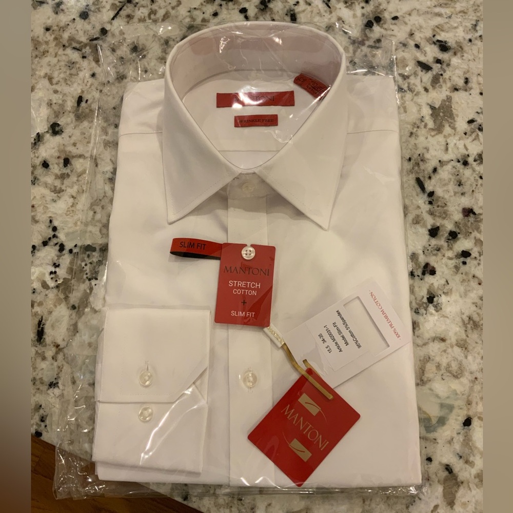 NWT Mantoni Wrinkle Free Shirt